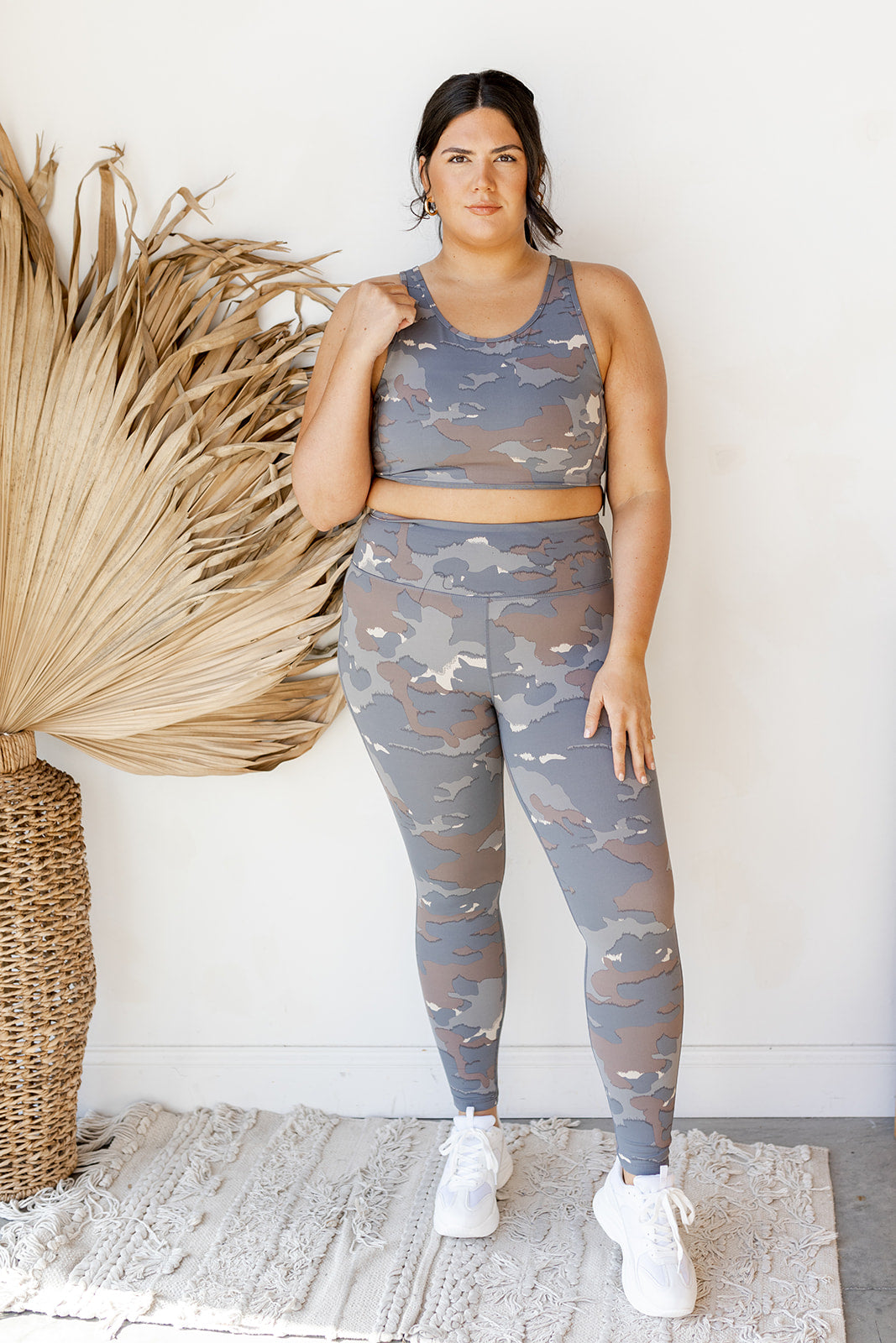 blue tundra camo cutout sports bra (extended) blue tundra camo cutout sports bra (extended)