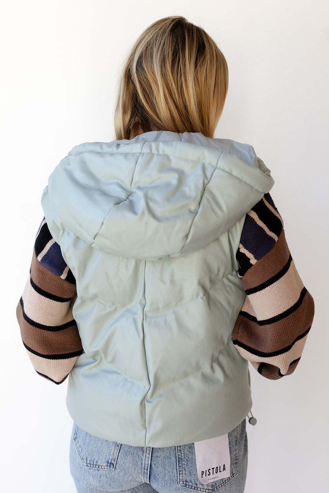 zoya leather vest