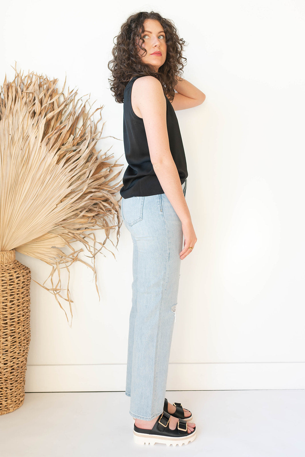 sandi silk tank