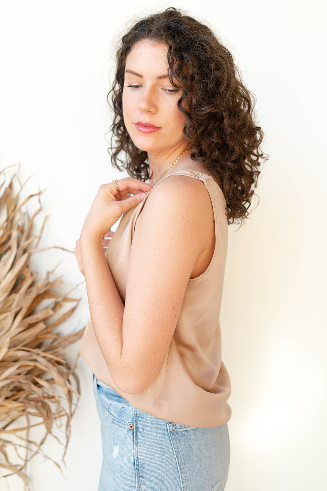 sandi silk tank