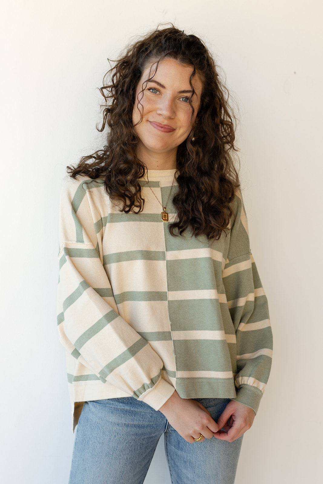 combo striped sweater combo striped sweater