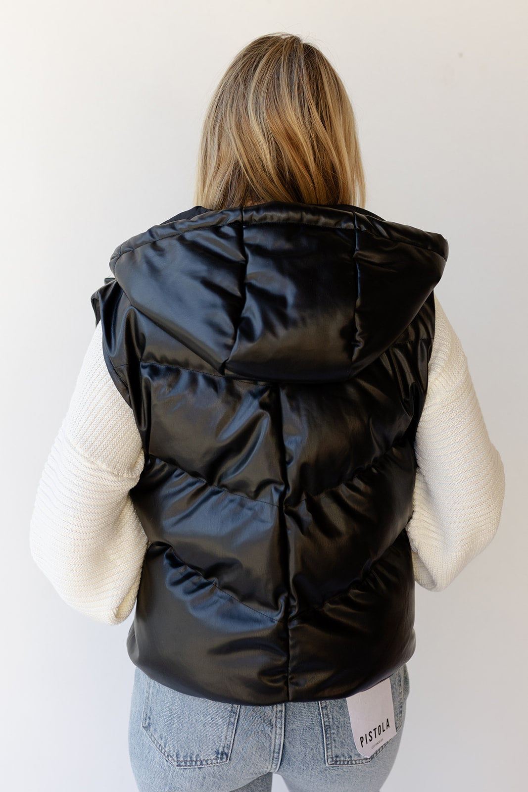 zoya leather vest