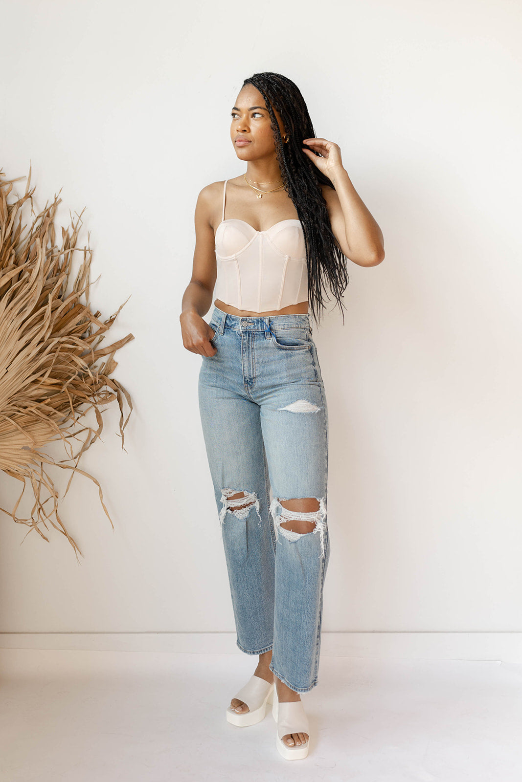 midnight corset top