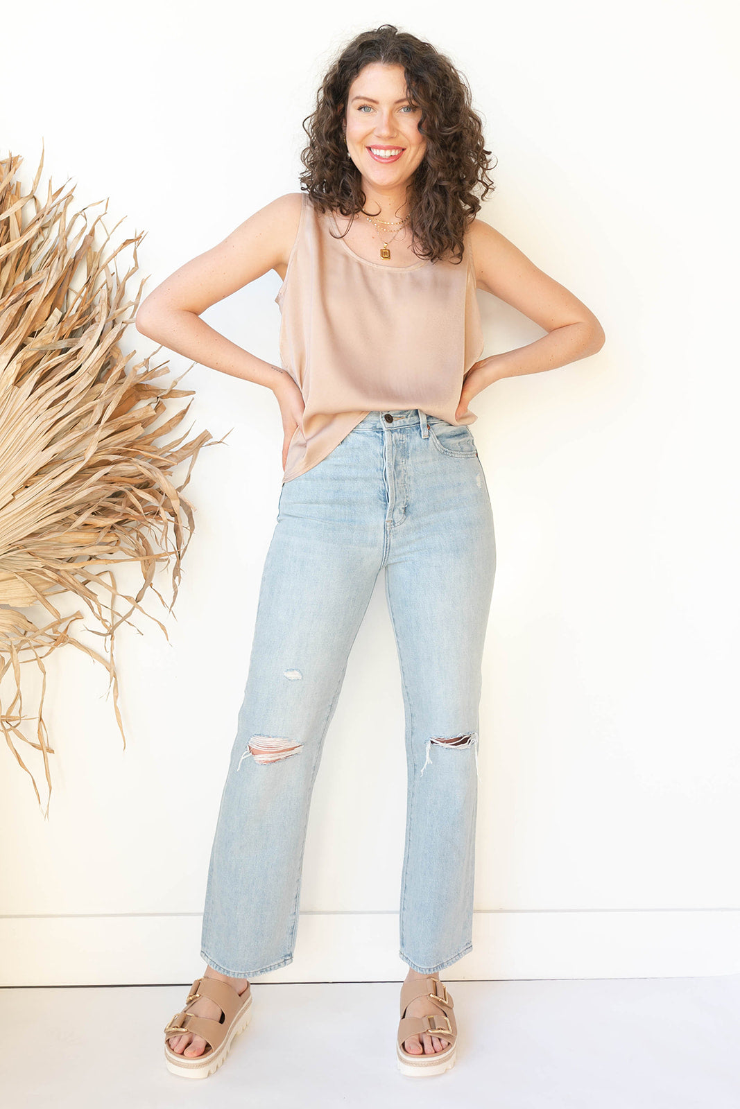sandi silk tank