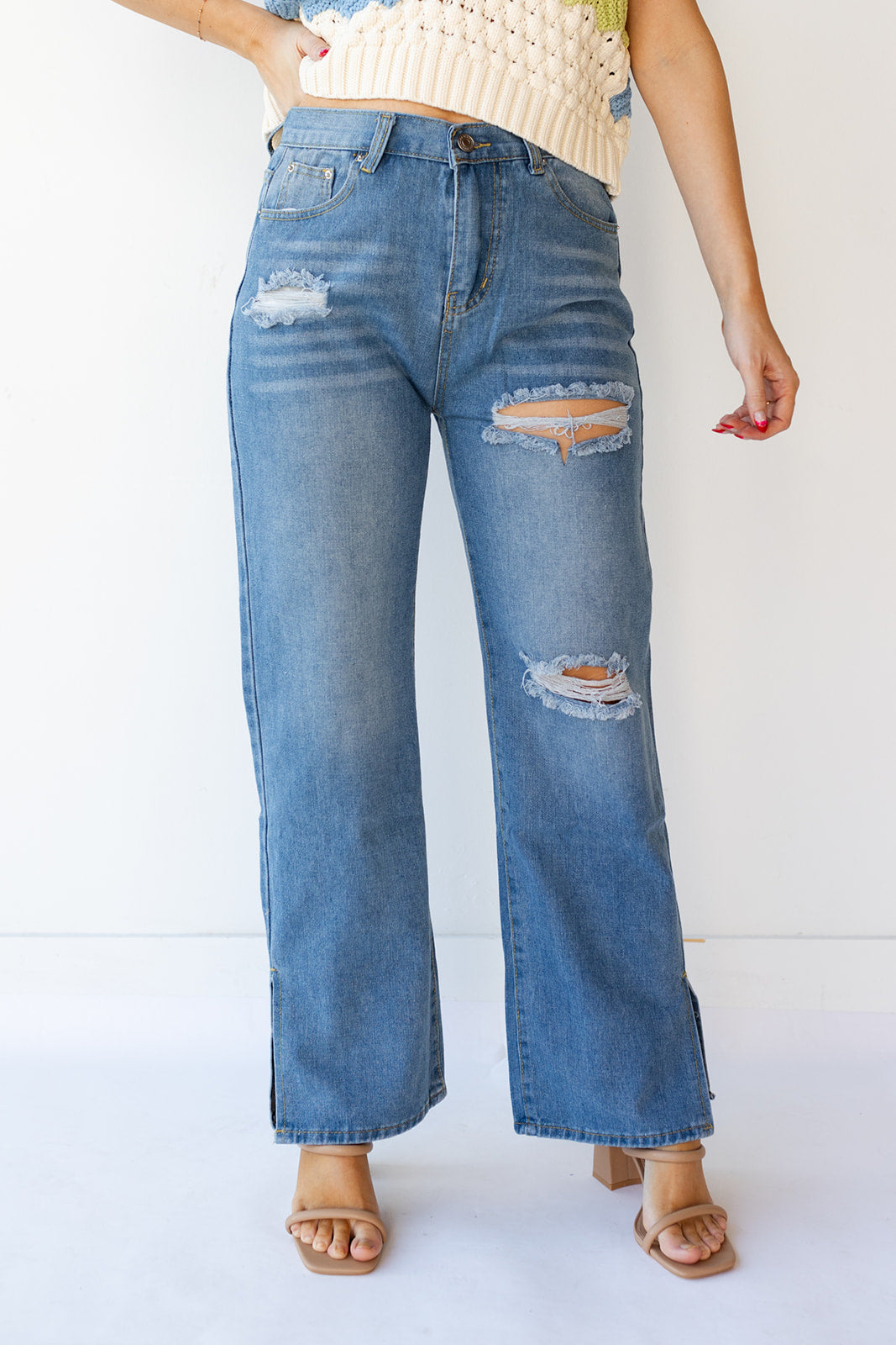 vivian ripped jeans